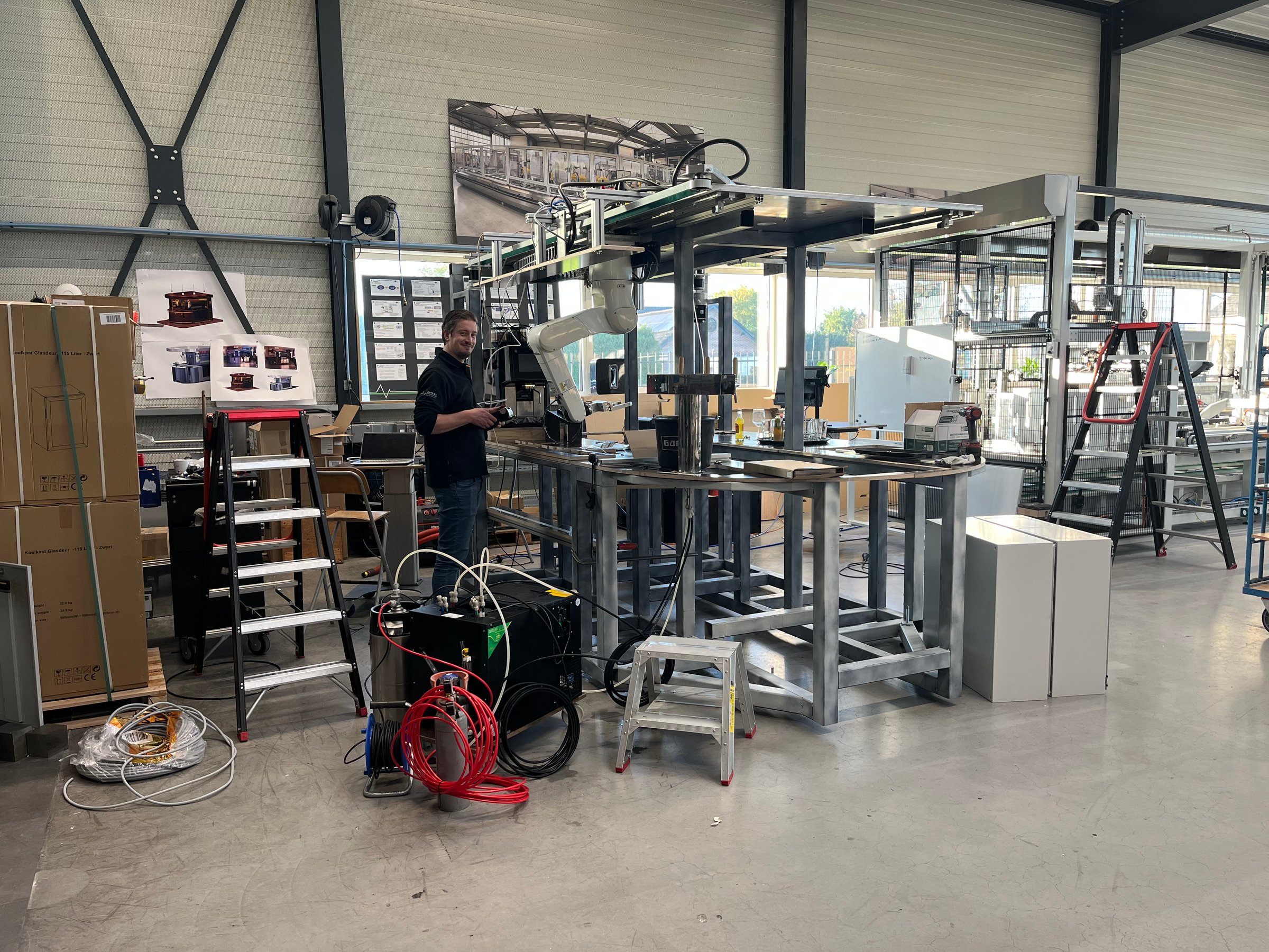 Barry automated beverage system at festival