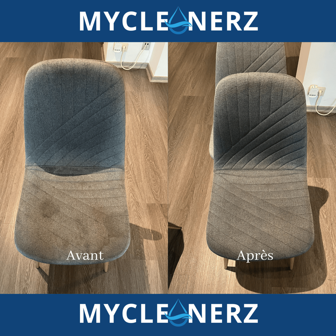 Before and after sofa cleaning comparison