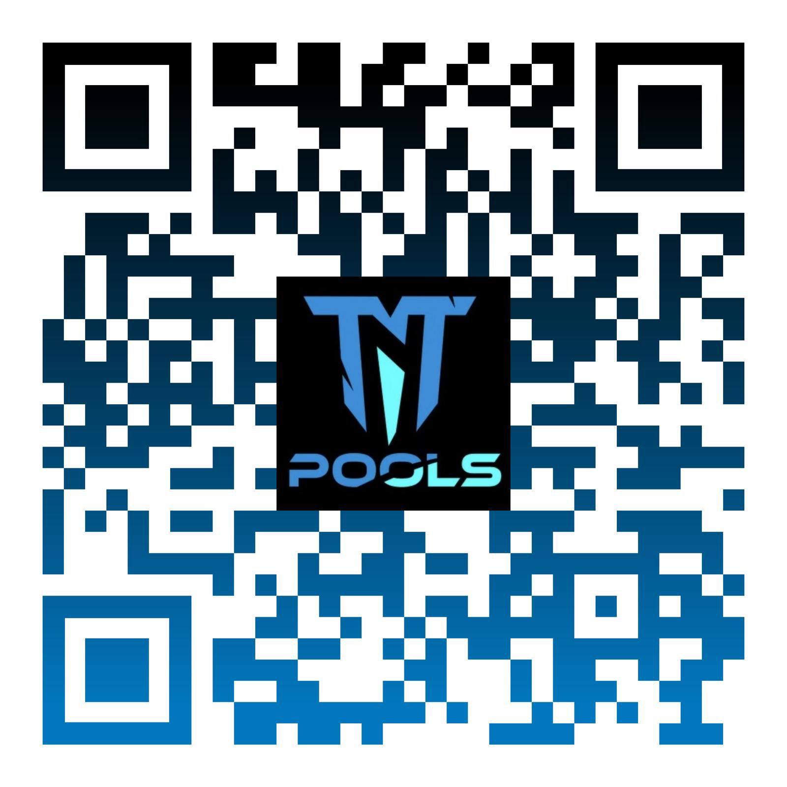 TNT Pools QR Code Logo