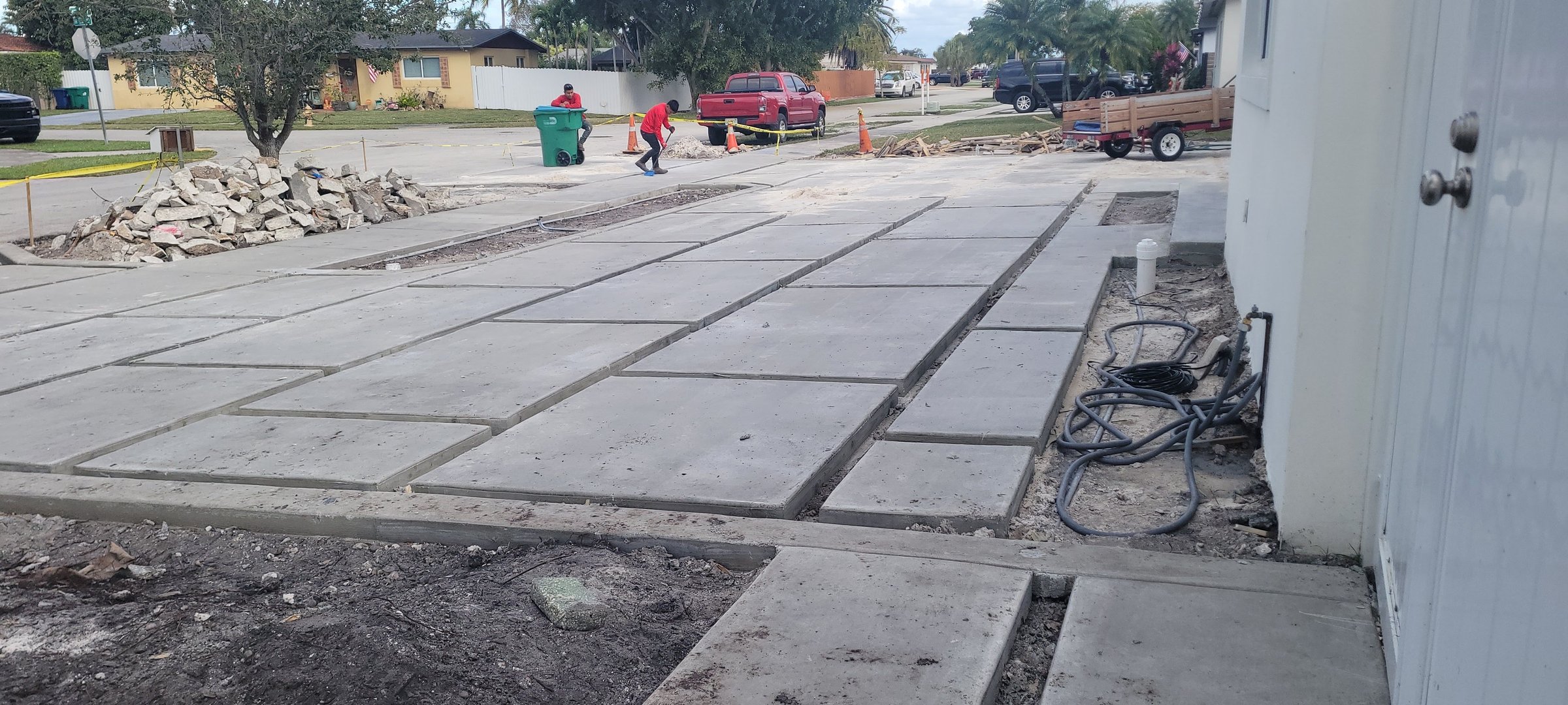 Paver installation