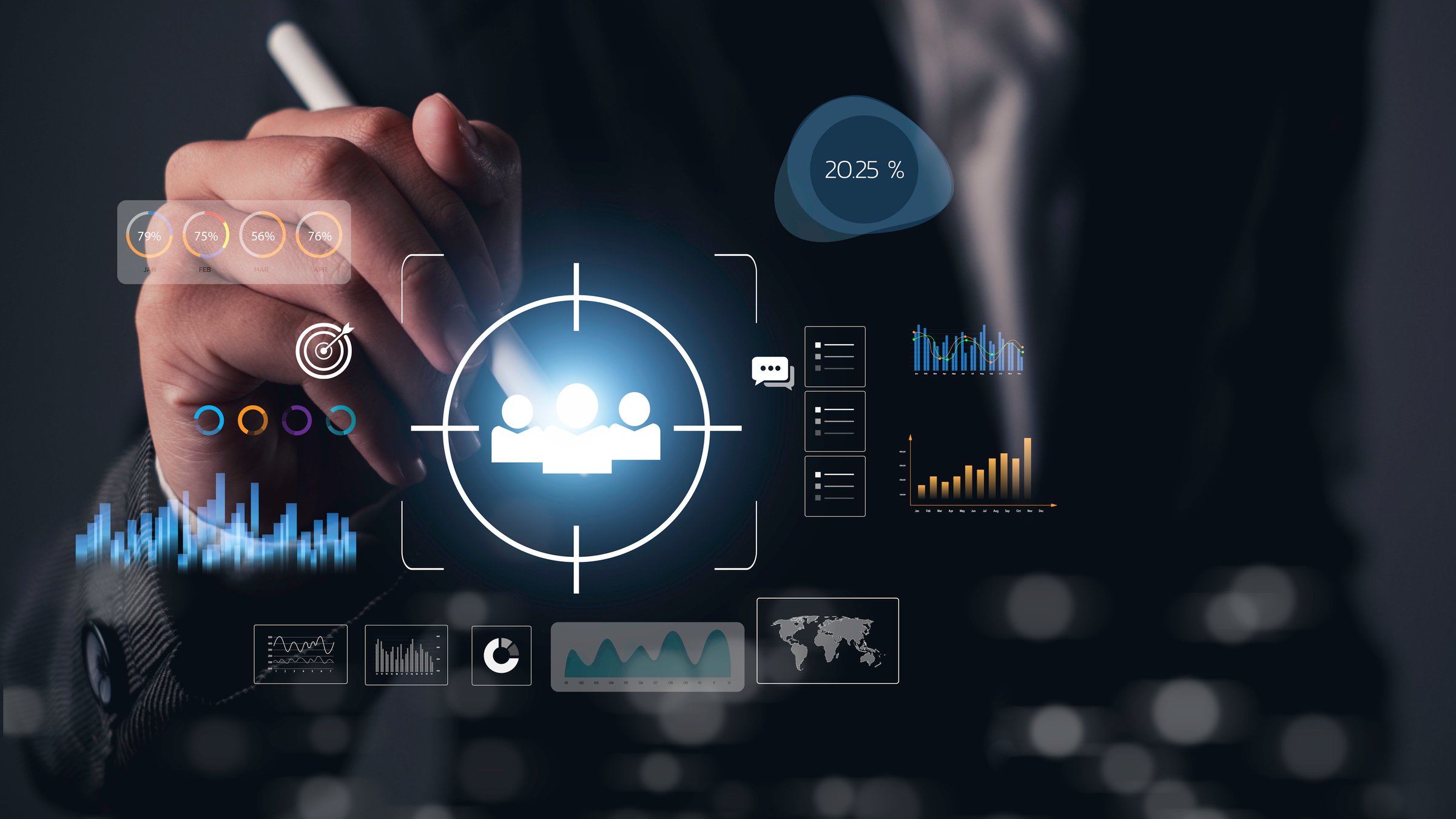 AI-Powered Advertising Strategy targeting Clients and Audiences with Data-Driven Marketing Campaigns for Enhanced Business Performance and Digital Engagement