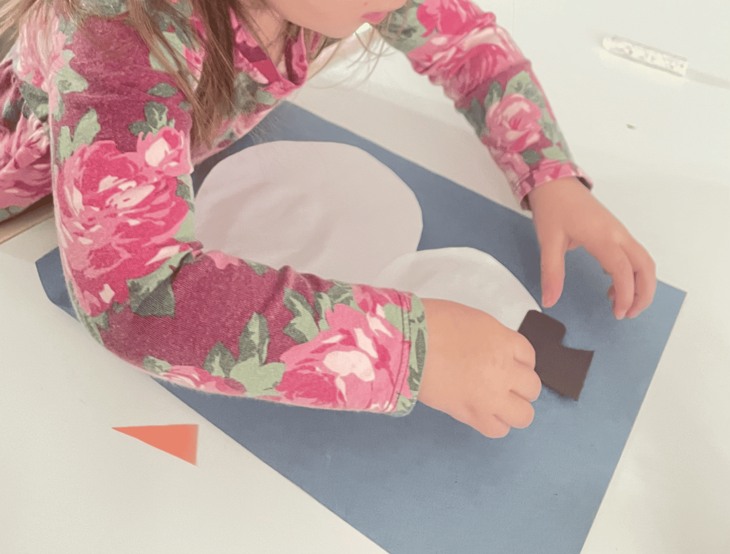 Child playing with toys