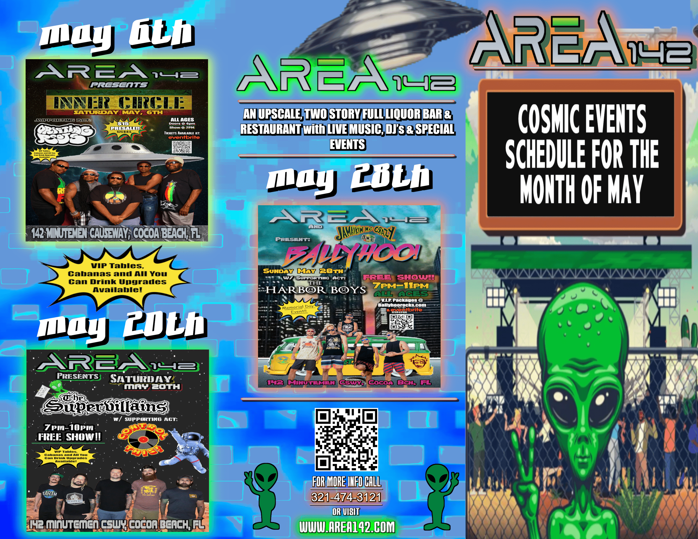 Trifold Event Calendar Example 1