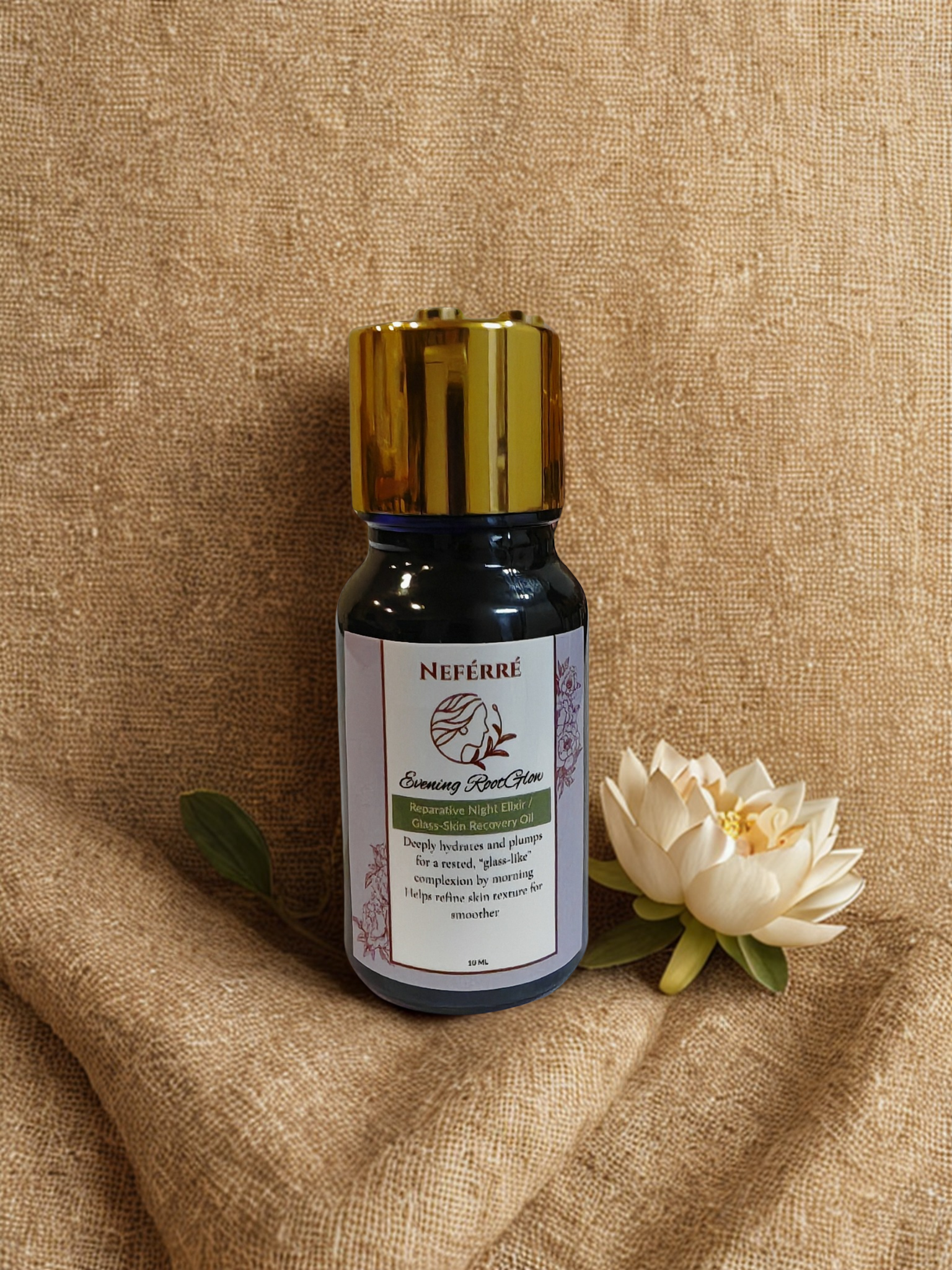 Female hands hold and open face cream jar, beige background with shadows, copy space. Woman applying moisturizer cosmetic product, daily beauty routine.