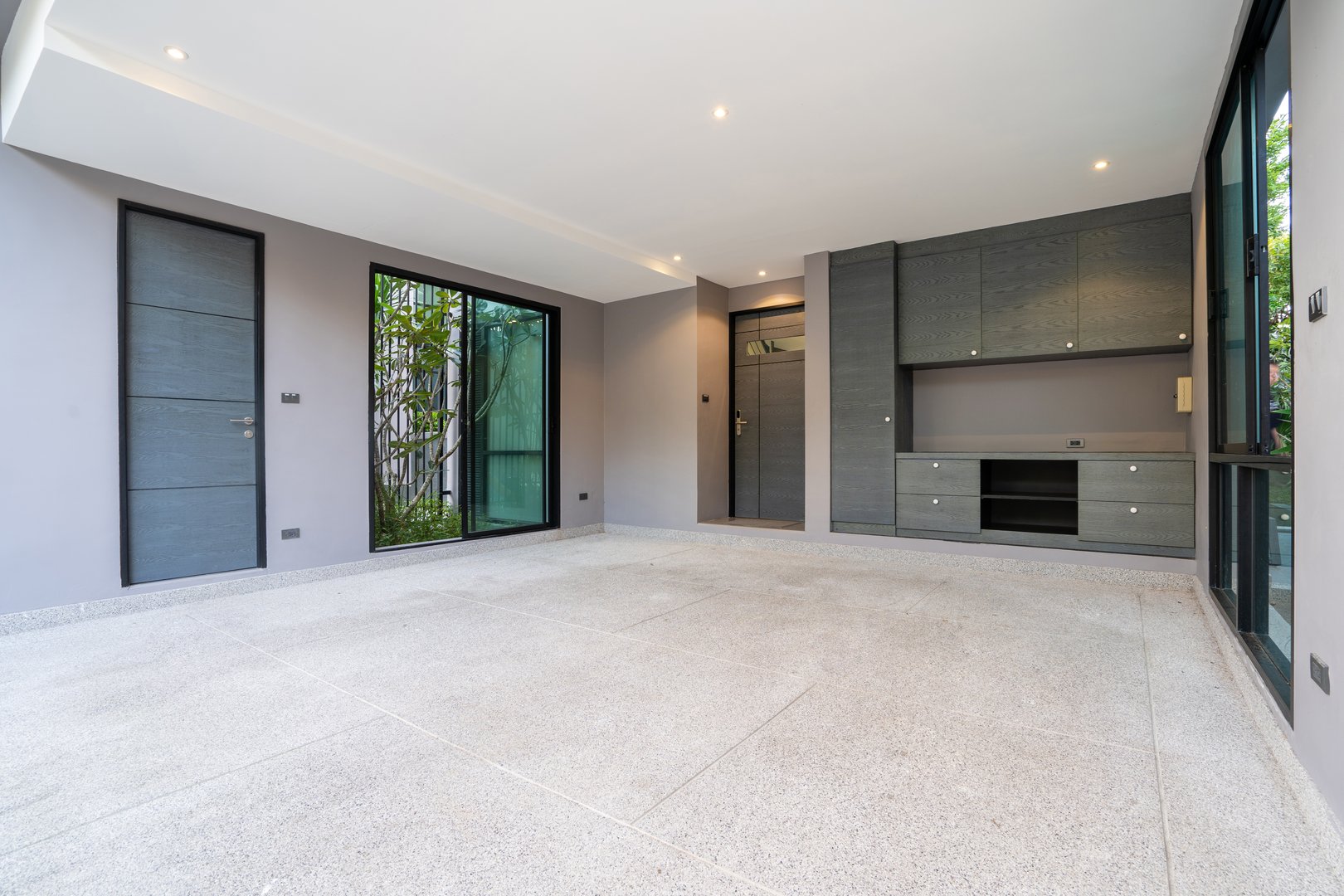real estate Garage parking house home interior exterior