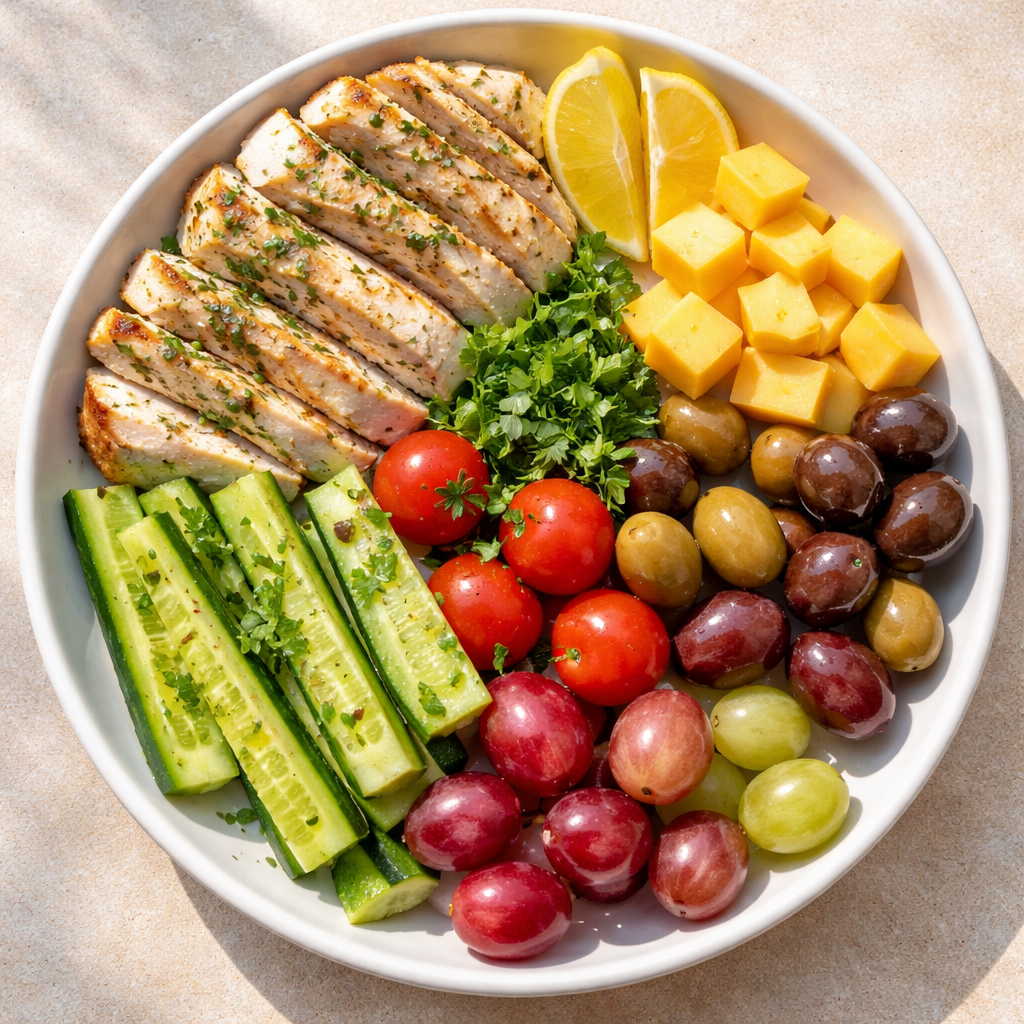 Le Medi box Mediterranean Chicken Protein Bowl