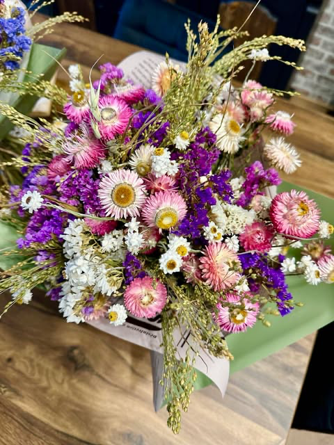 Bukiety z suszonych kwiatów