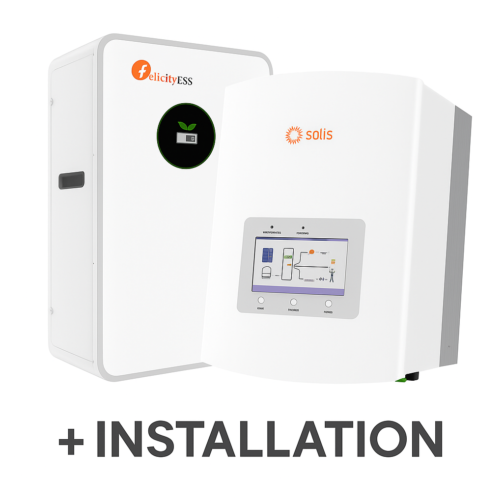 1 x Felicity 12,5kWh + Solis S5 Off Grid Supply
