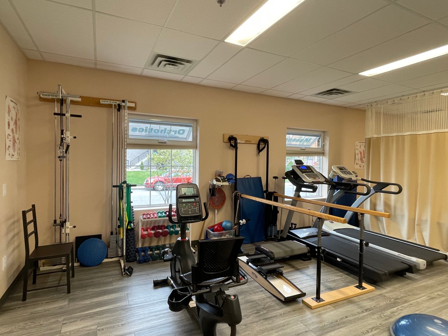 Additional gym area at Windsor clinic