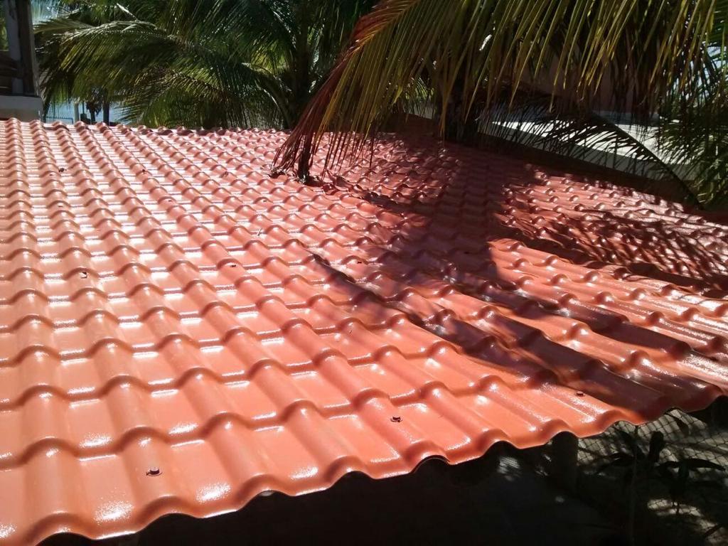 Mantenimiento de tejas PVC