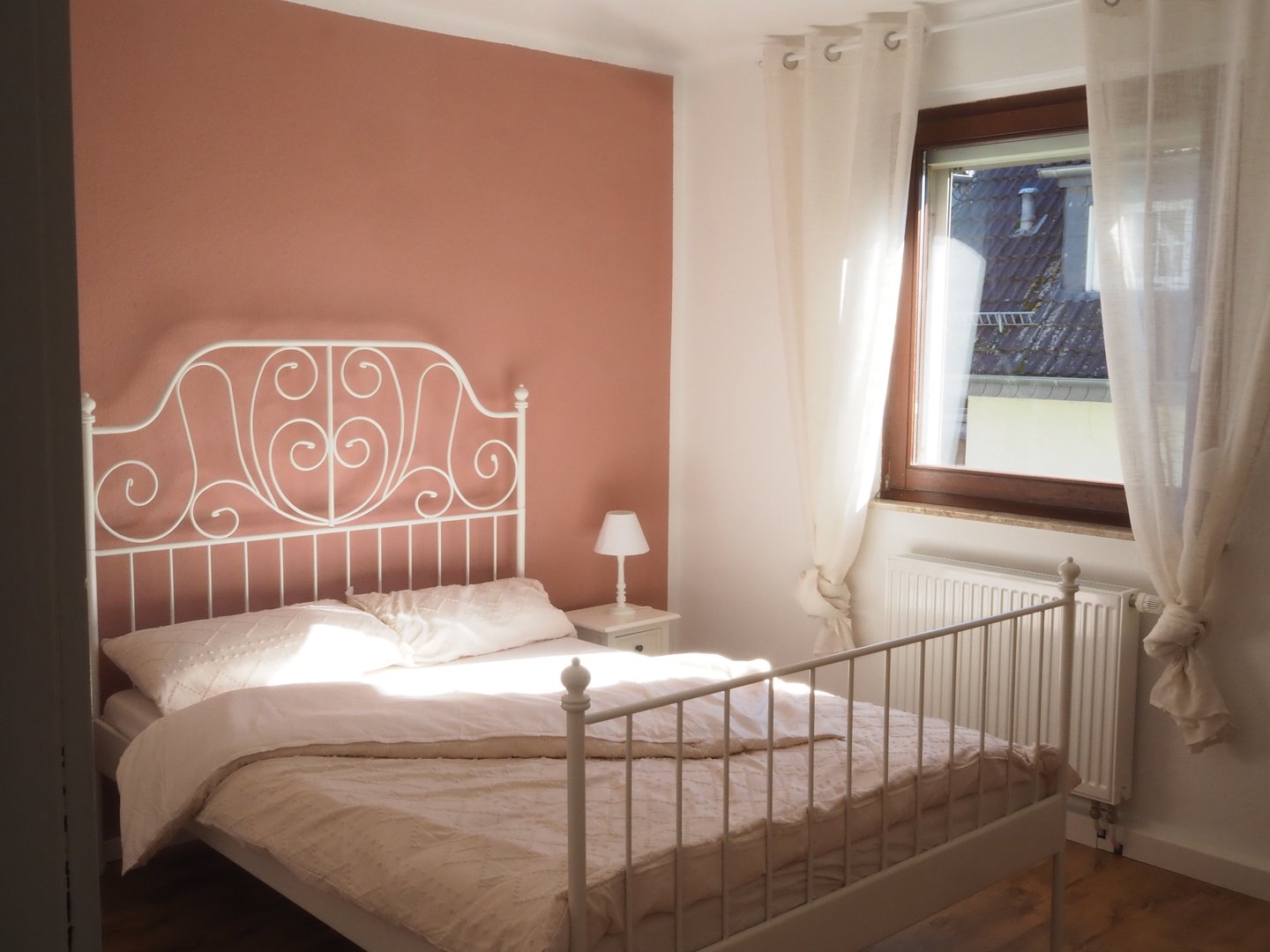 Vintage rustic bedroom at Eifel Moments