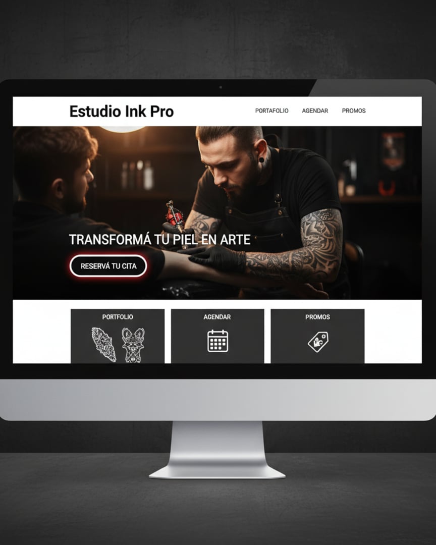 Landing page para tatuadores