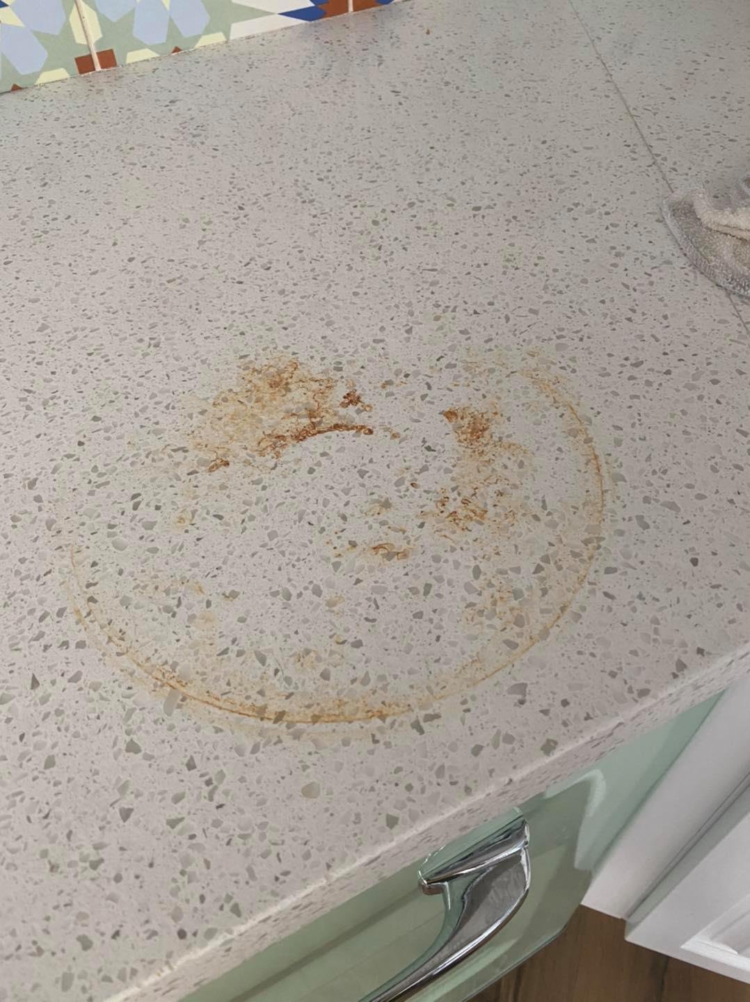 Stained Corian and Solid Surface Countertop