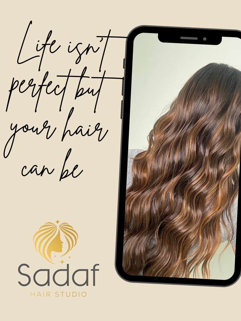 Life isn't perfect but your hair can be