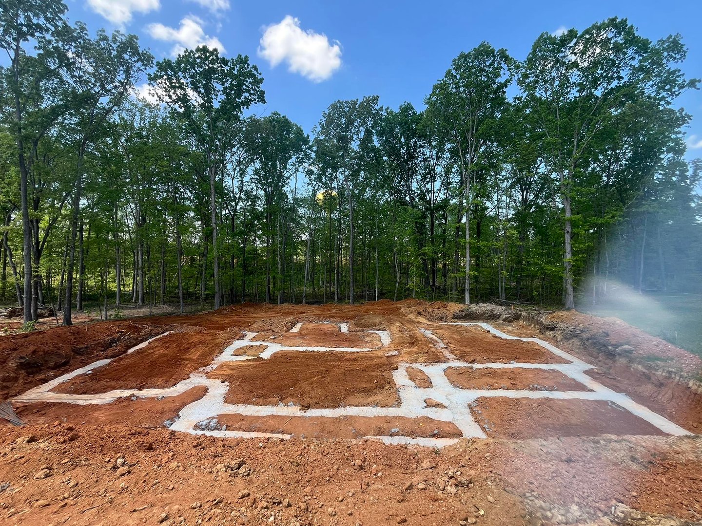 Blair Excavation foundation work
