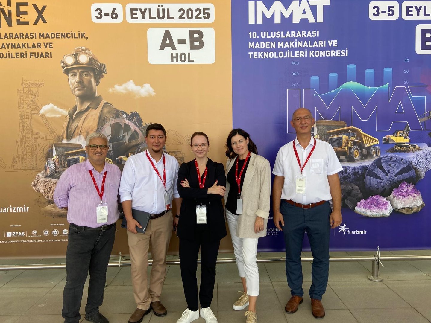 MINEX'25 mining exhibition booth showcasing Ecoline and Sofi partnership