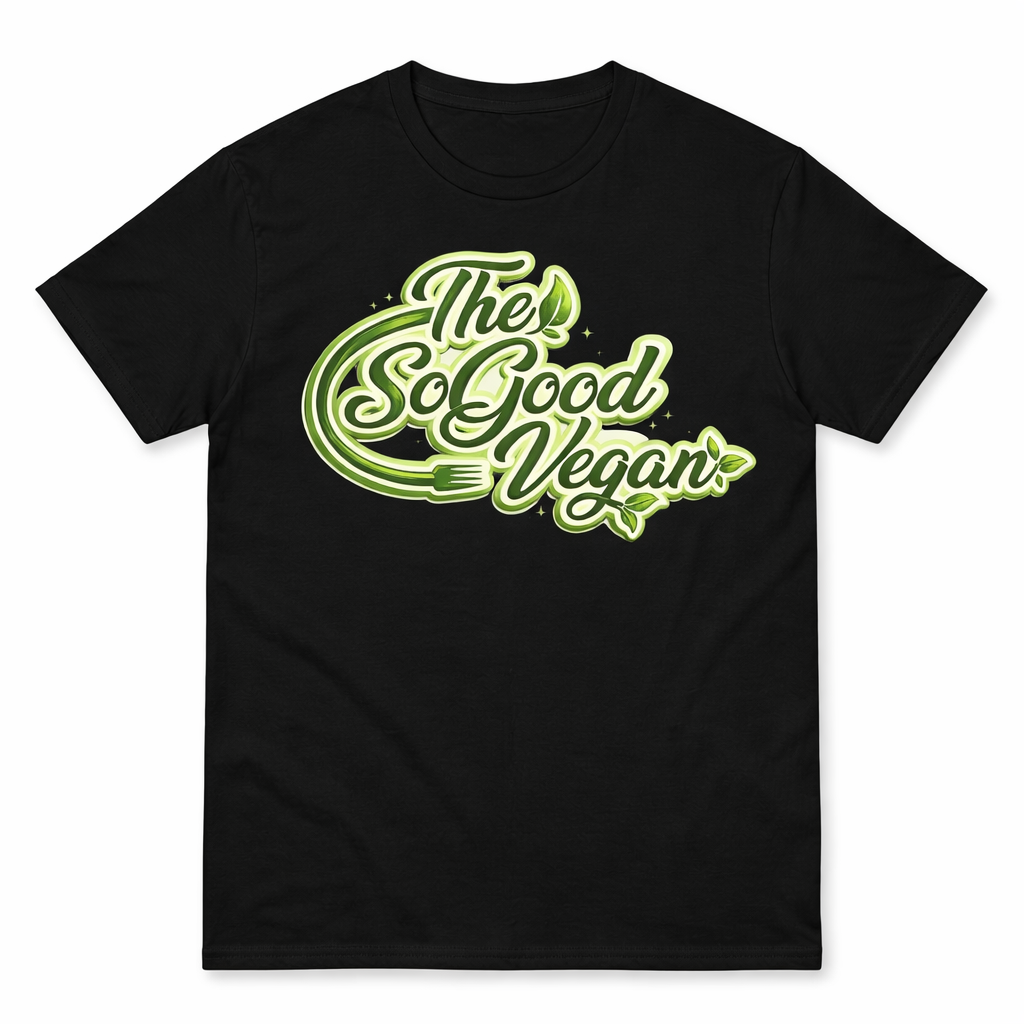 So Good Vegan T-Shirt Mockup