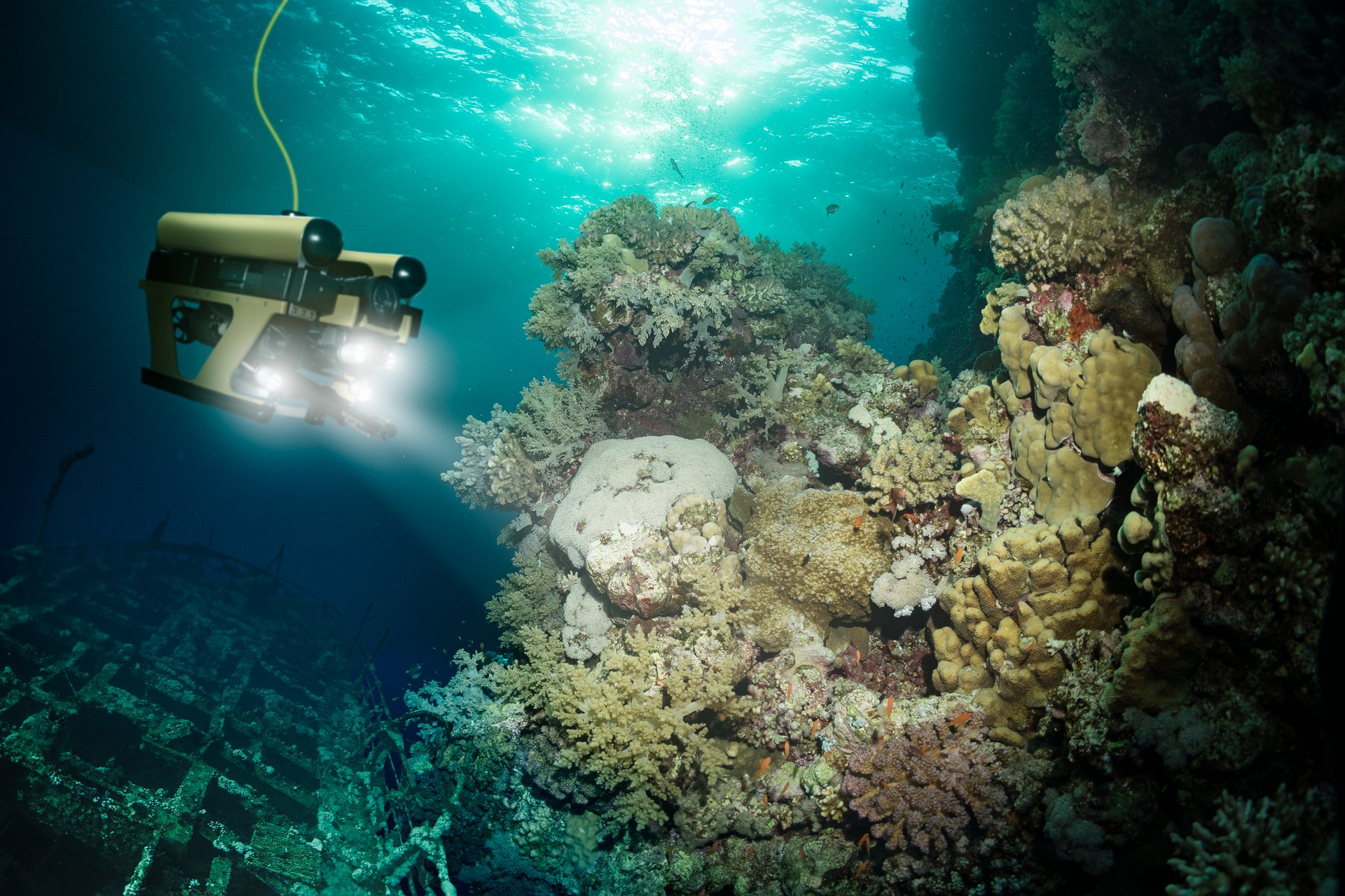 Professional underwater inspection with ROV technology