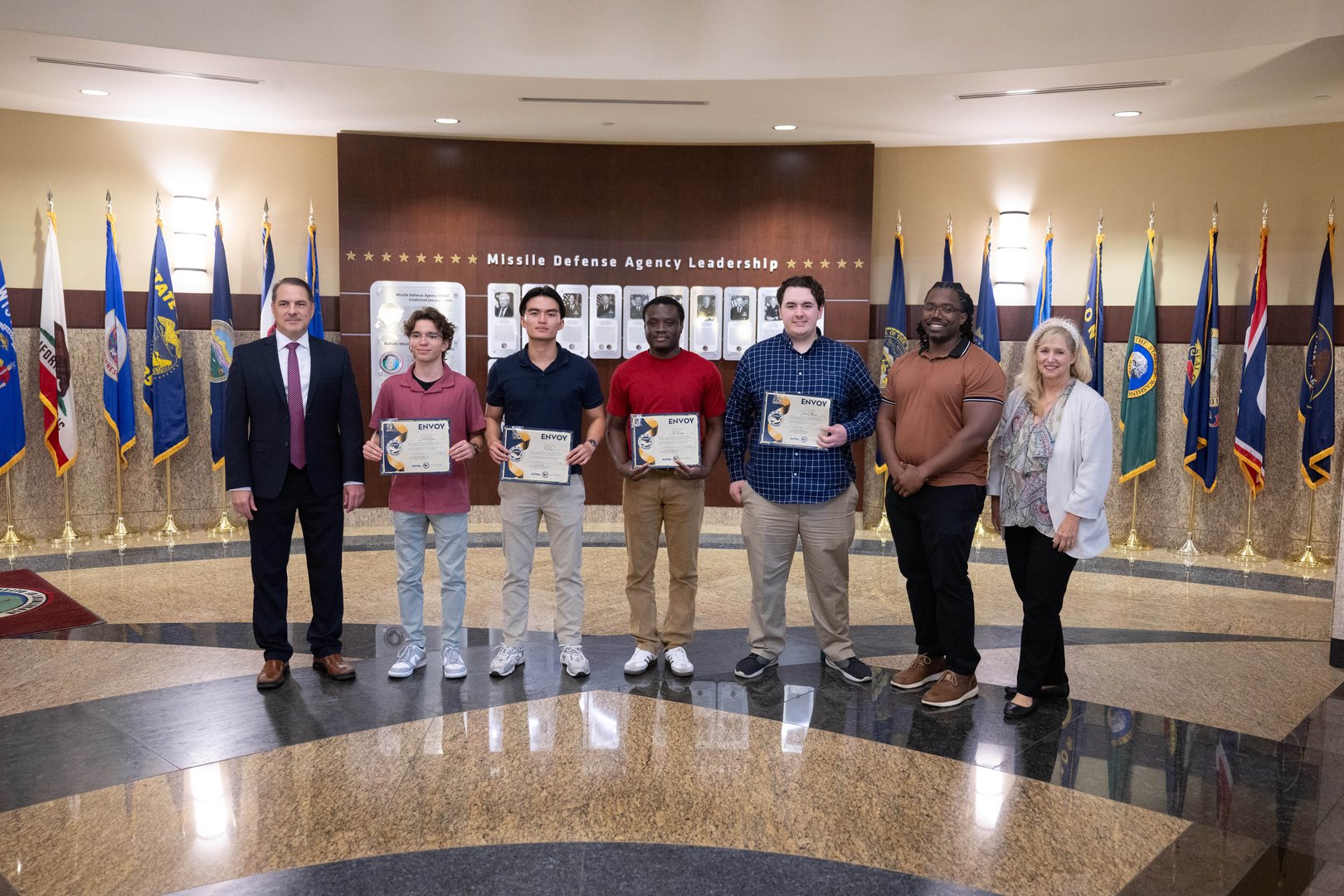 Caleb Molnar at USASMDC-TC internship in Huntsville