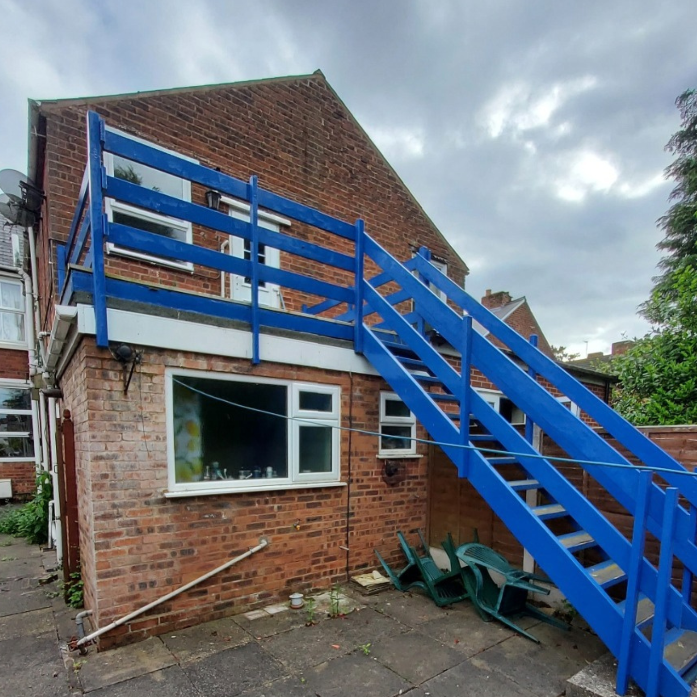 Before renovation - original property condition