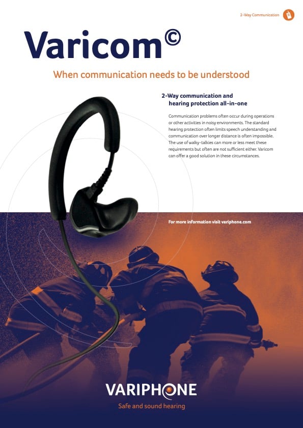 Varicom communication hearing protection