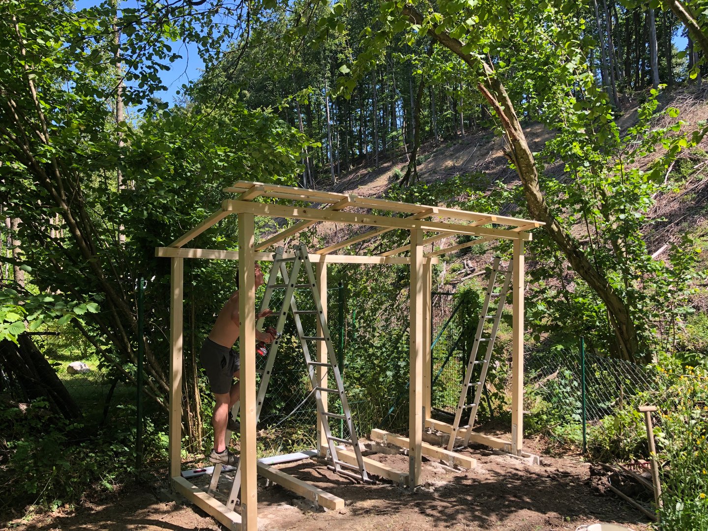 Firewood Shed Detail 3