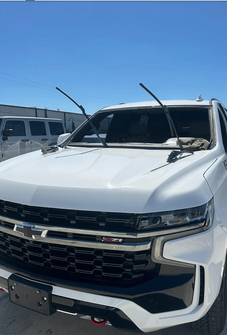 Completed auto glass project