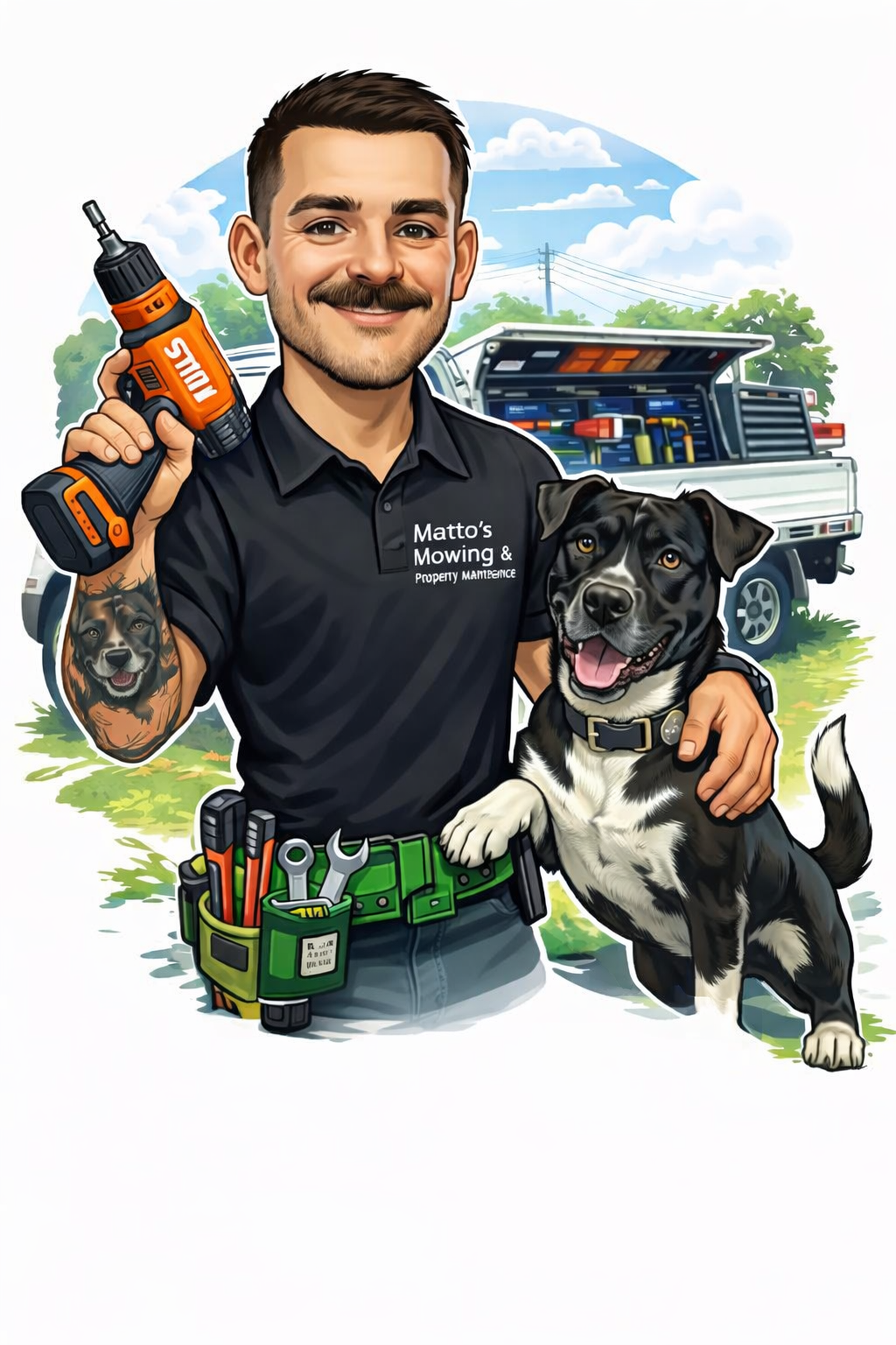 Mattos Mowing property maintenance team