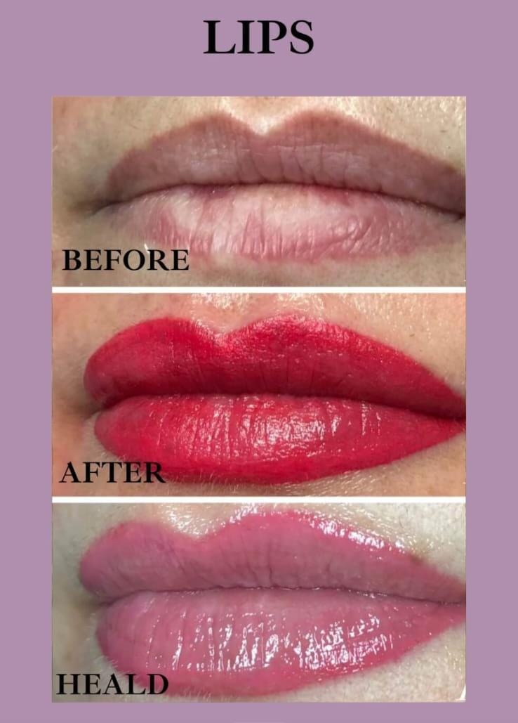 Professional permanent makeup work