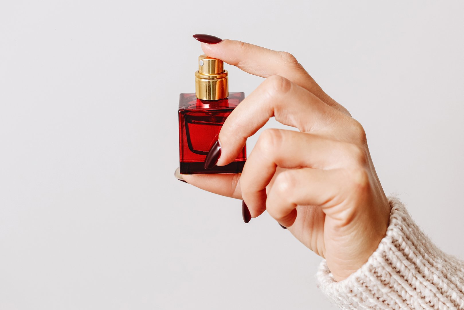 Red feminine touch of luxury and style