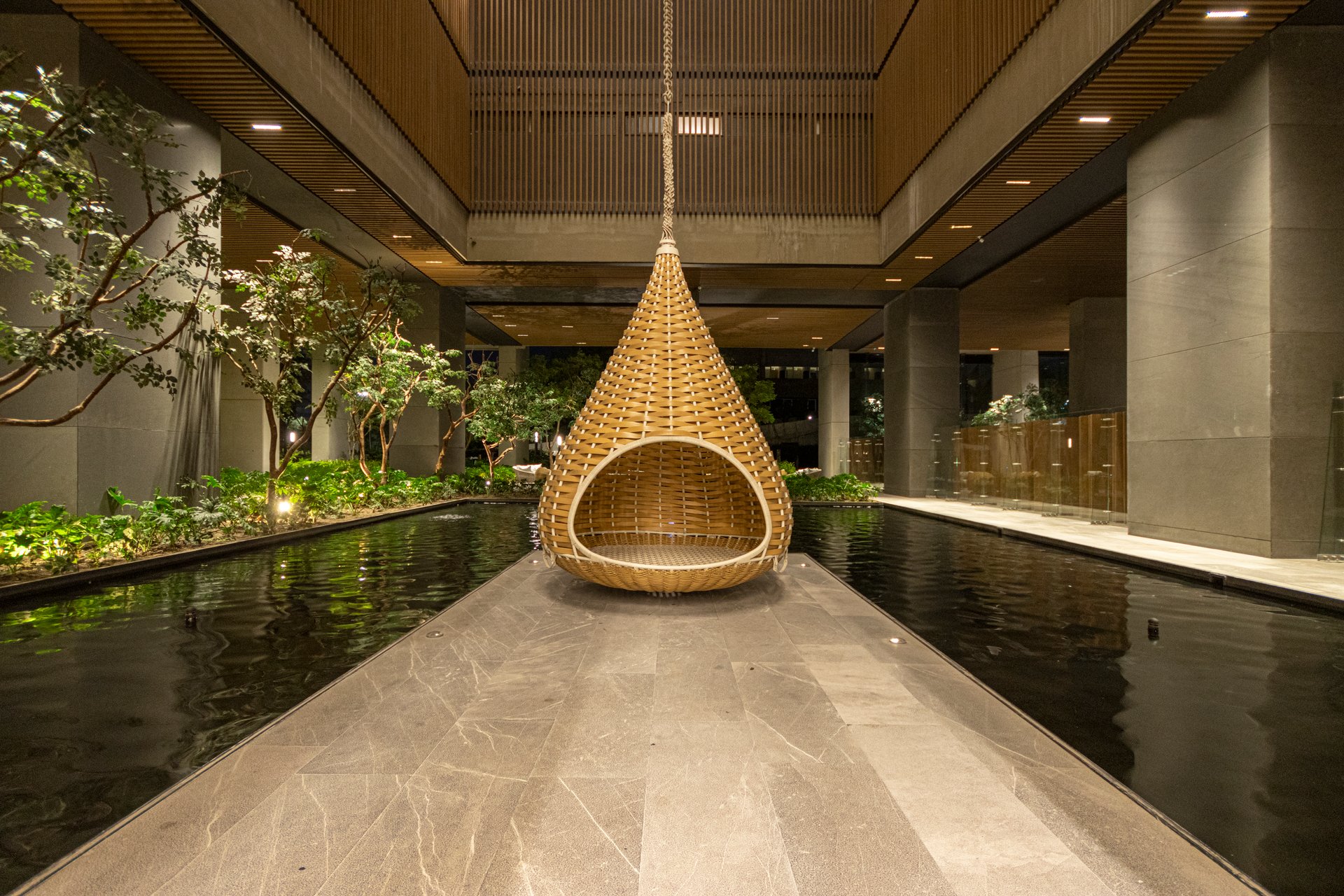 Proyecto de iluminación arquitectónica moderna