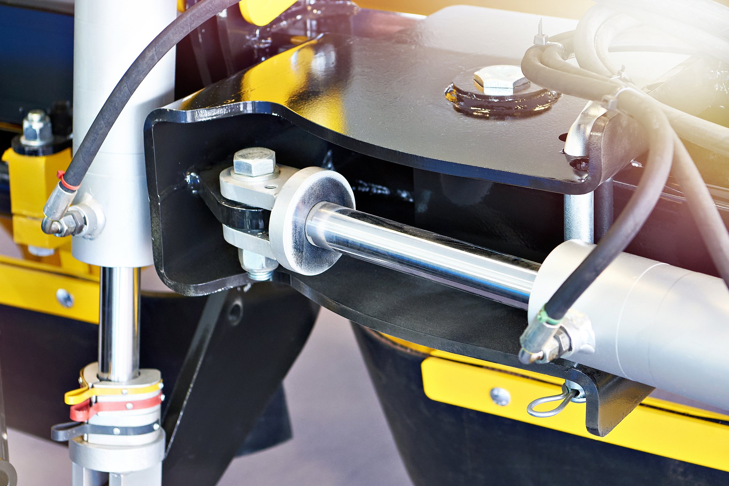 Metal big hydraulic cylinder industrial agricultural machine