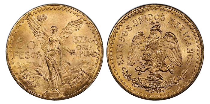 Mexico 50 Peso Gold Coin