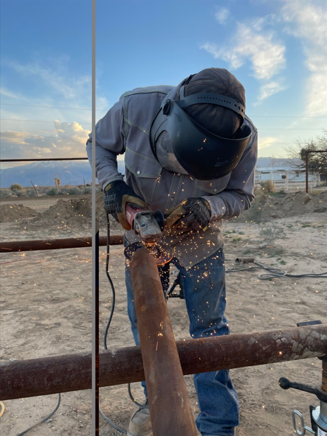 Custom metal fabrication project