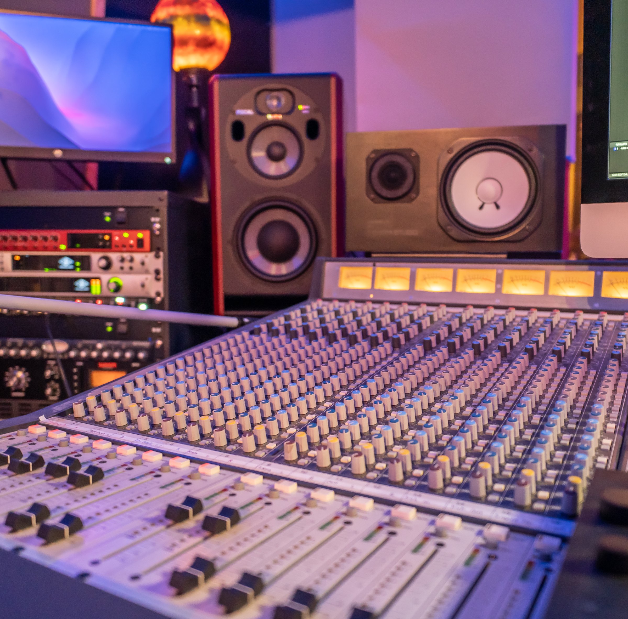 audio mixing console, recording studio, studio monitors, sound engineering, music production, professional equipment, mixing board, sound recording, studio setup, music technology, audio production, sound design, recording equipment, professional studio, sound mixer, audio workstation, mixing console, studio sound system, recording hardware, audio setup