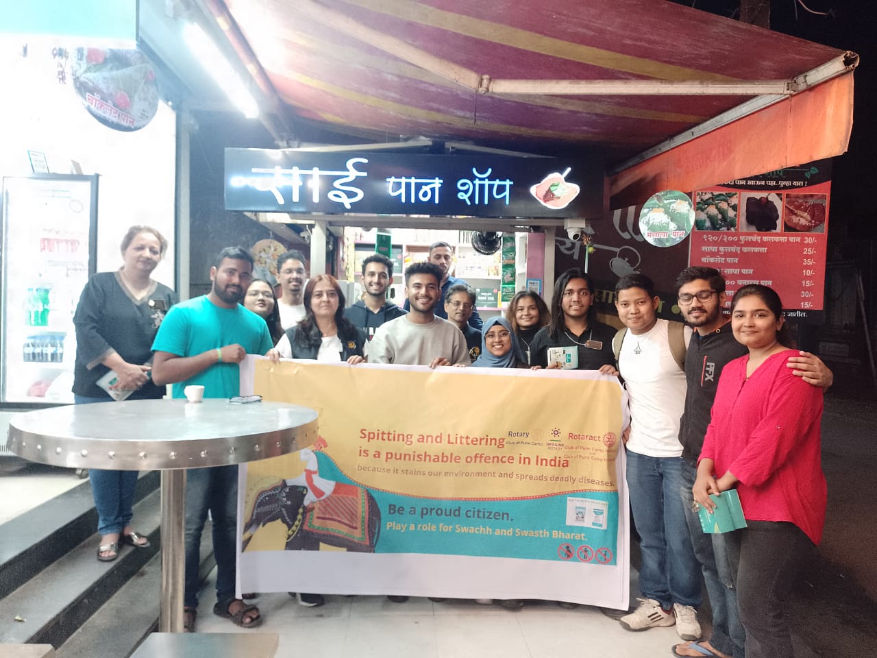 Community awareness banner campaign