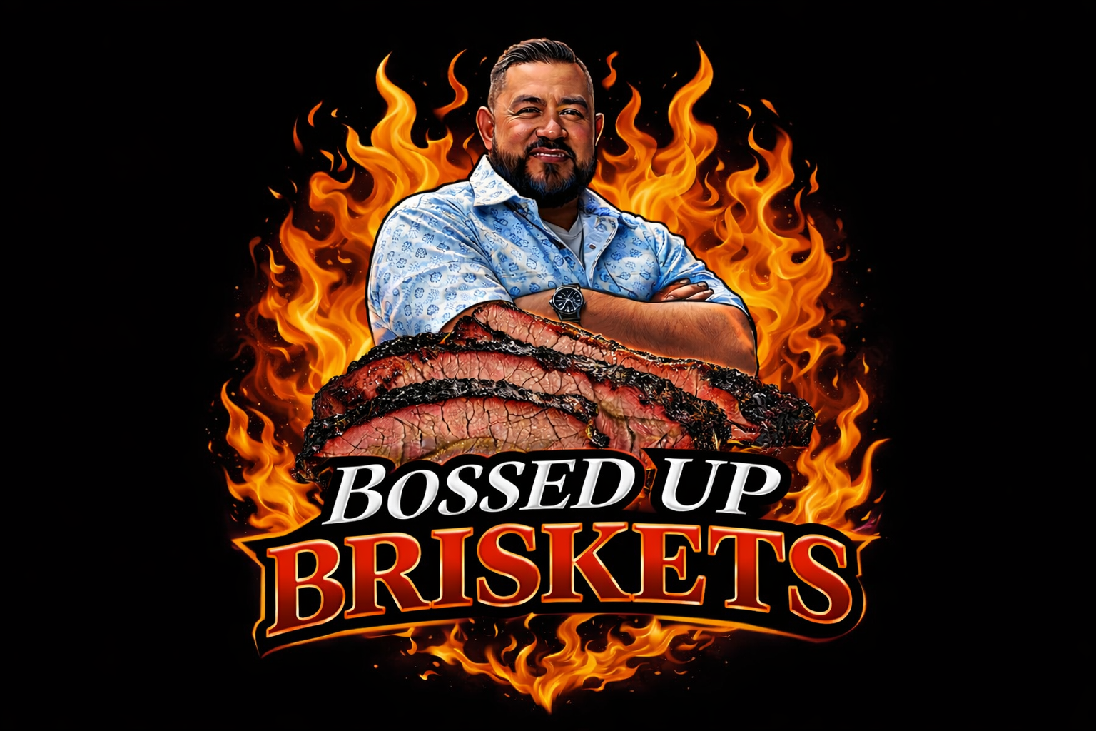Bossed Up Briskets Logo