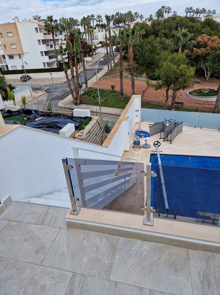 Completed staircase installation