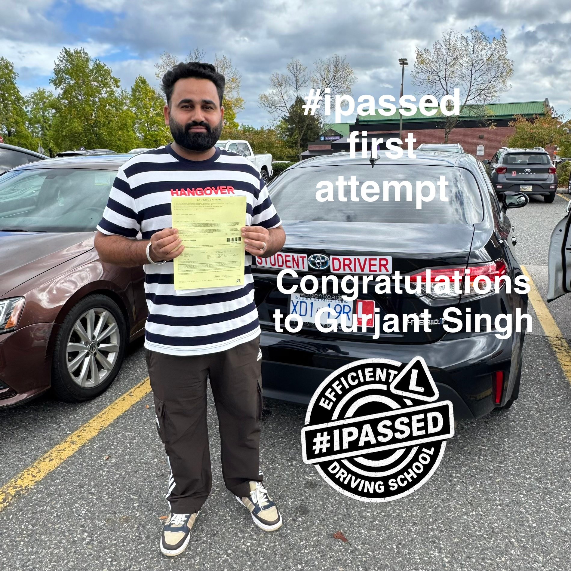 Success story from Efficient Driving School student
