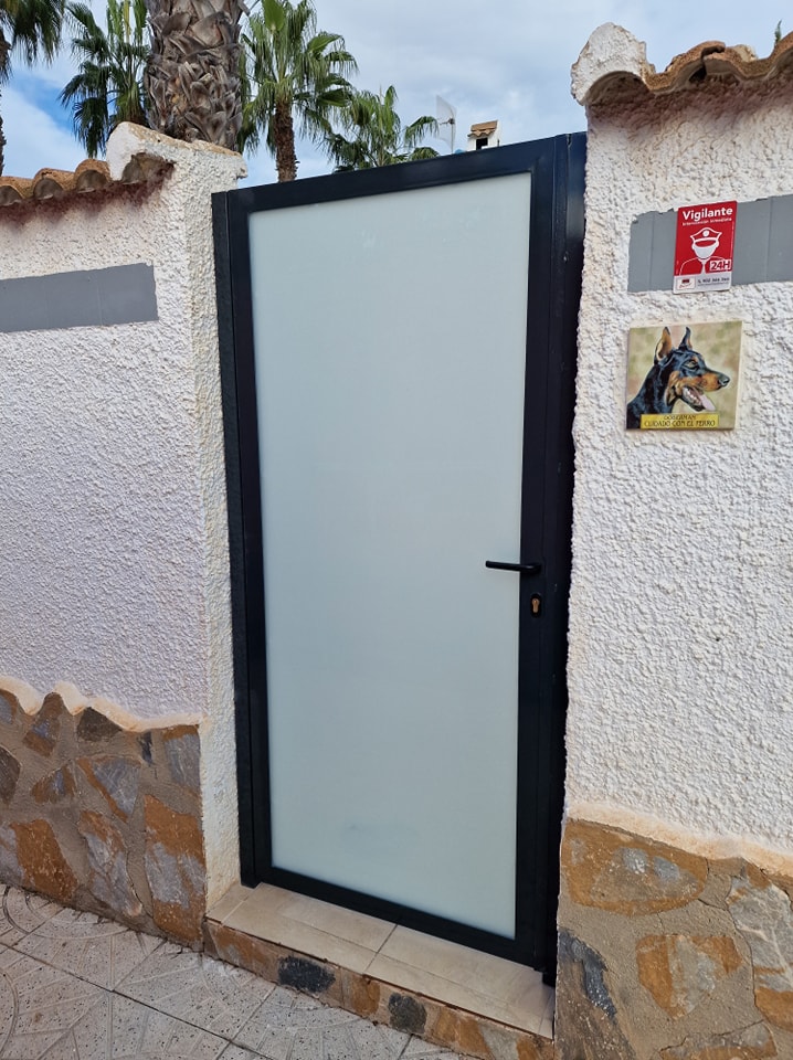 Glass door built from scratch