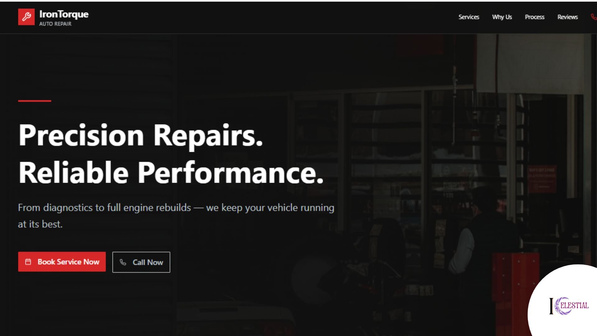 IronTorque Website Screenshot 1