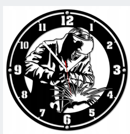 Zegar dla spawacza warsztat