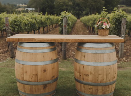 Frankie bar rustic oak event bar Alchemy Road Adelaide