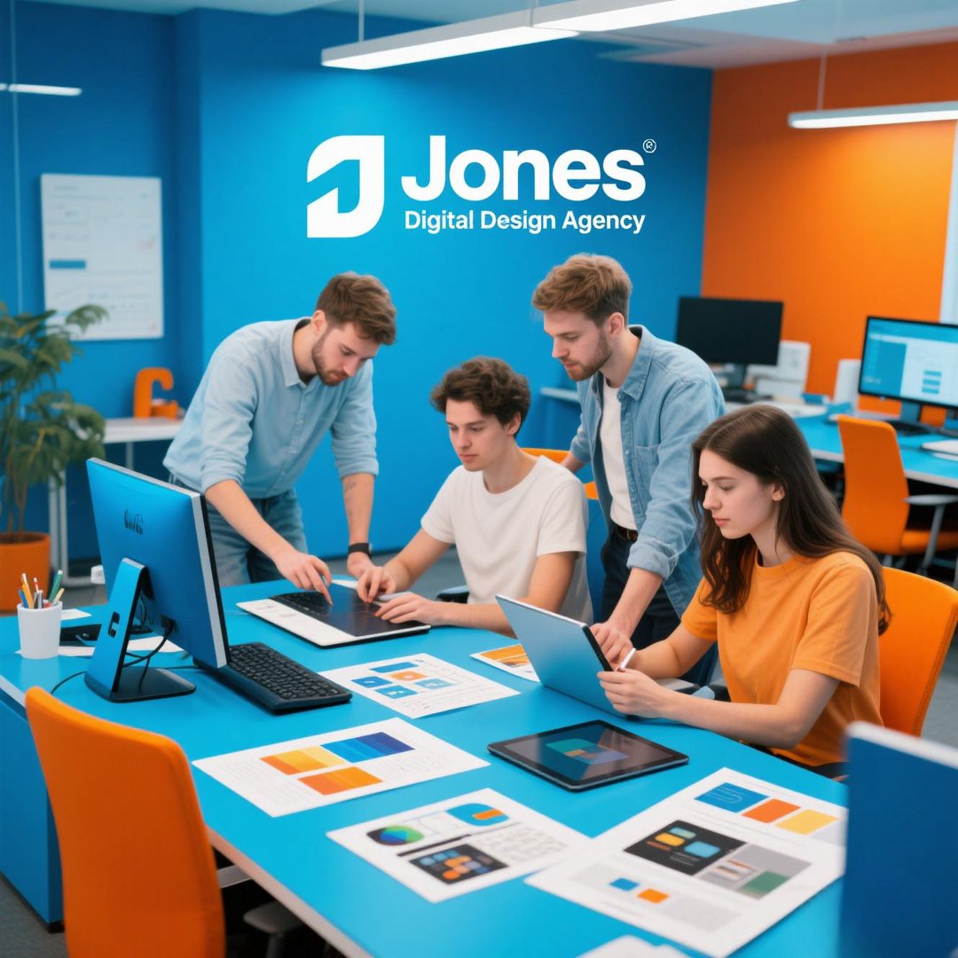 Jones Digital Design Agency workspace