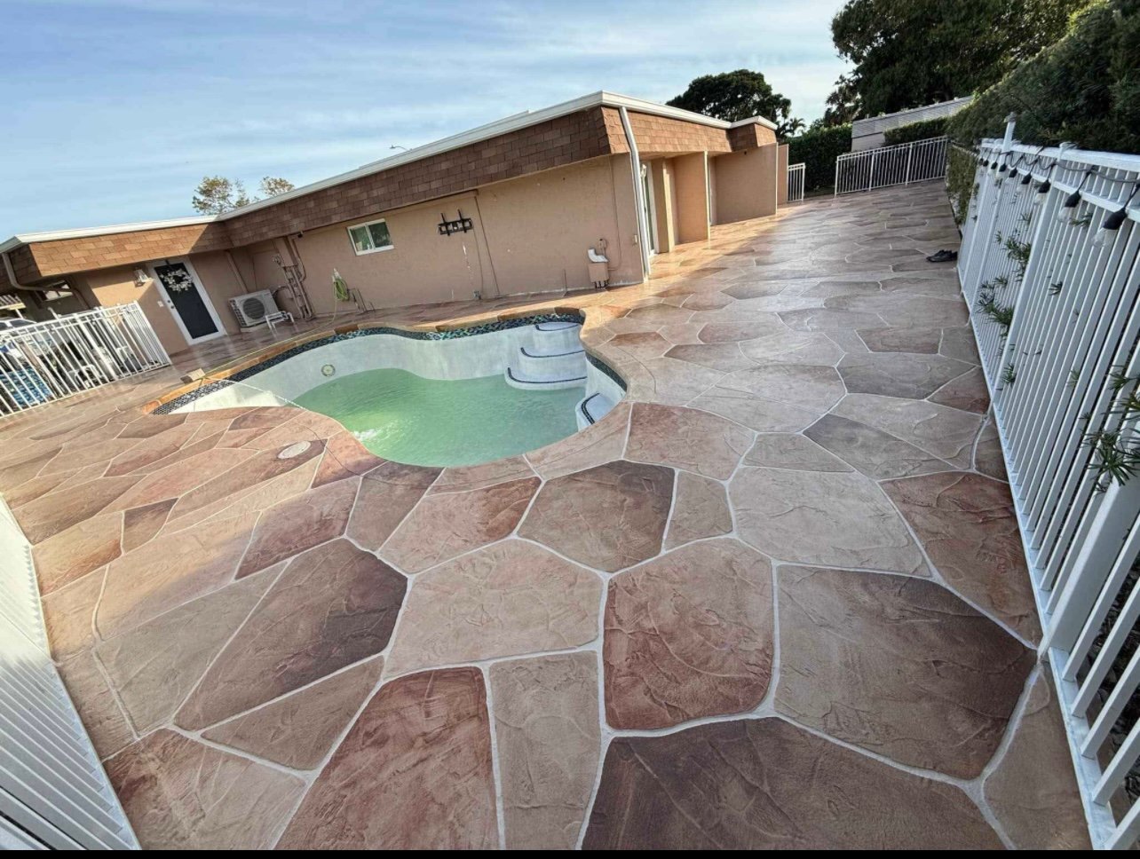 Concrete resurfacing work