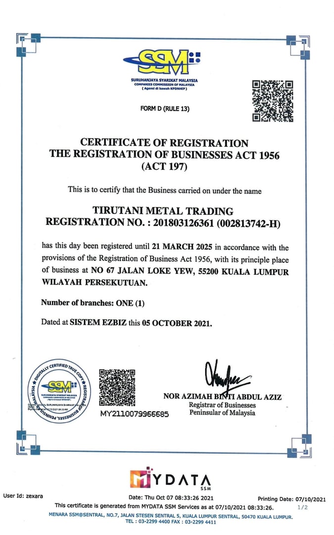 Company Certificate 5