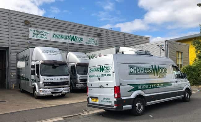 Charles Wood Removals domestic removal vans