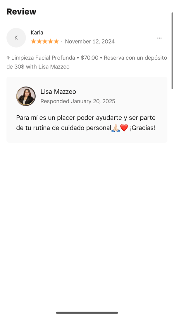 Testimonio real de cliente