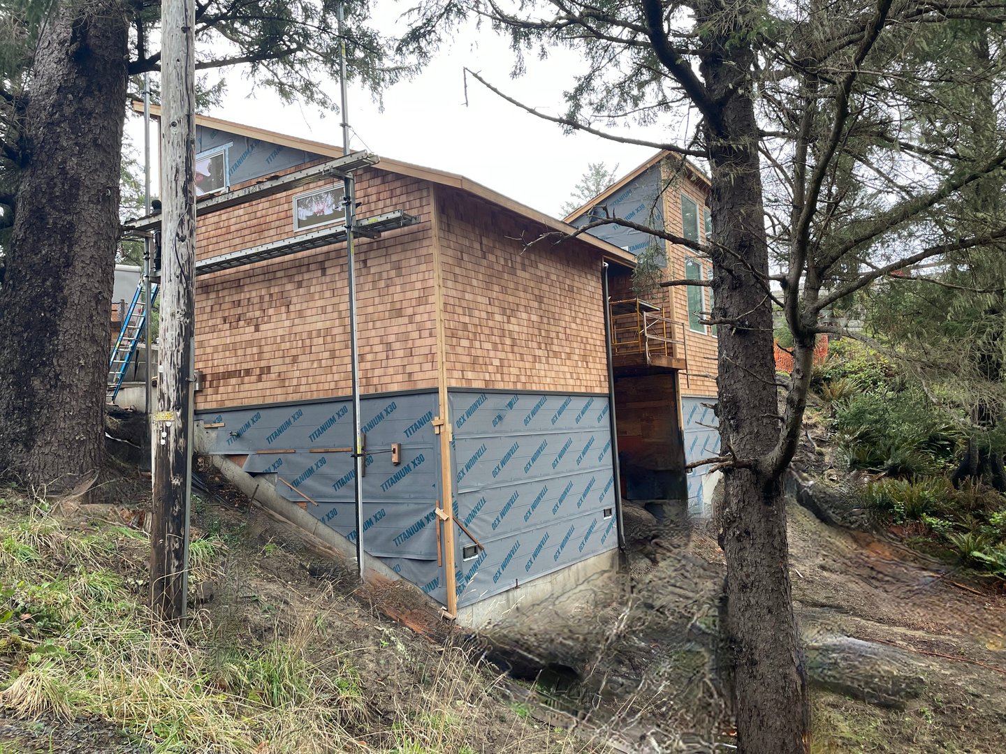 Completed construction project