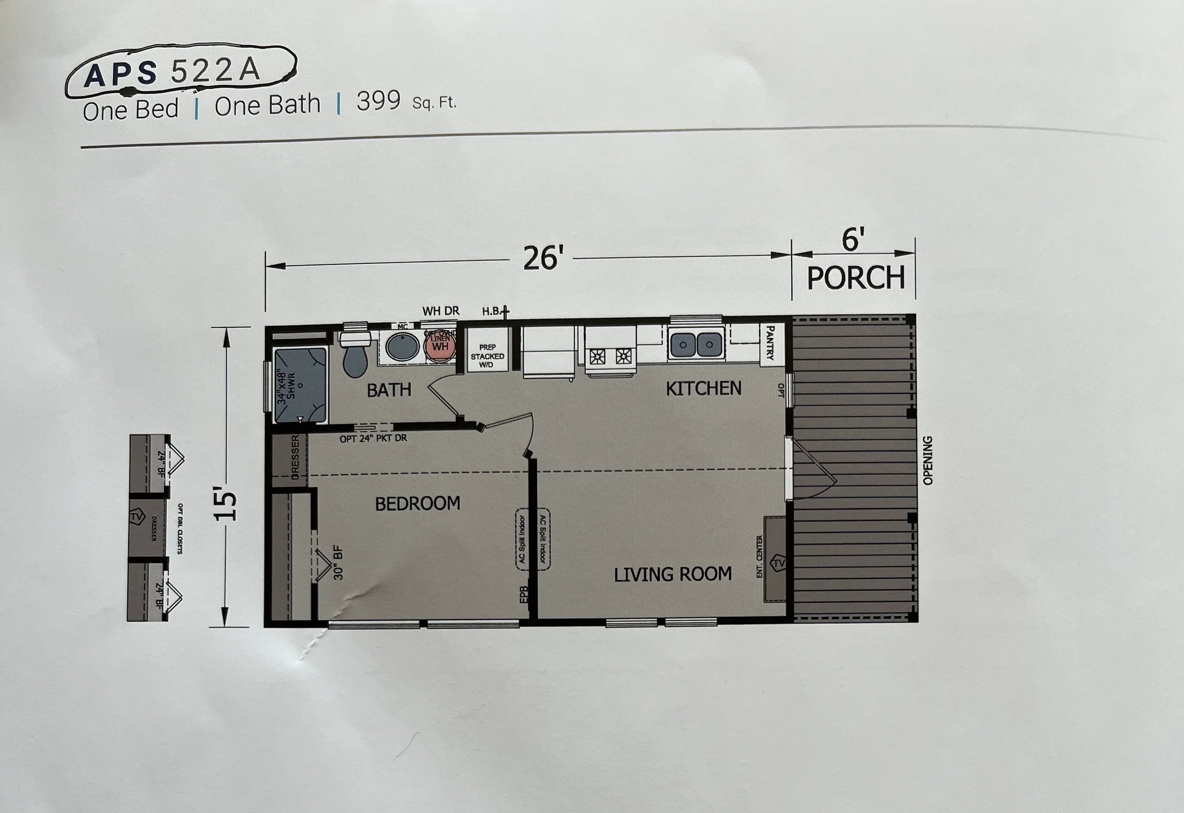 Champion 522A Tiny Home
